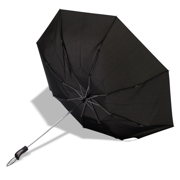 Vernier foldable stormproof umbrella - Black