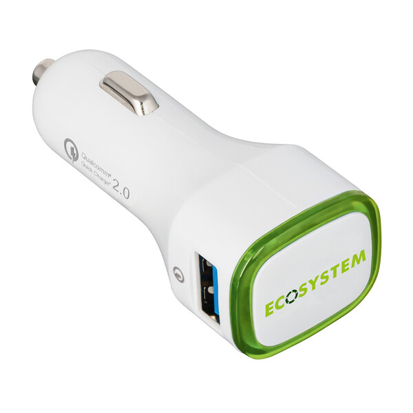 Chargeur voiture USB Quick Charge 2.0® COLLECTION 500 - vert clair