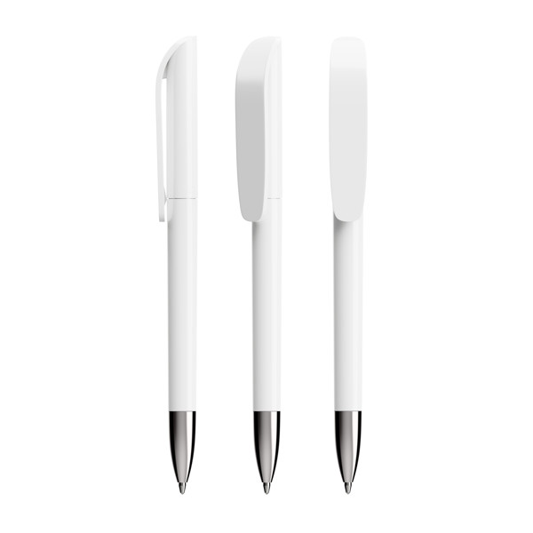 BIC® Super Clip Advance Ballpen - Weiß