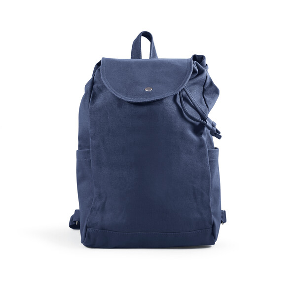 Sac à dos coton recyclé NATURA - bleu