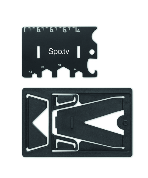 Tackle multi-tool, stainless steel, 6 functions