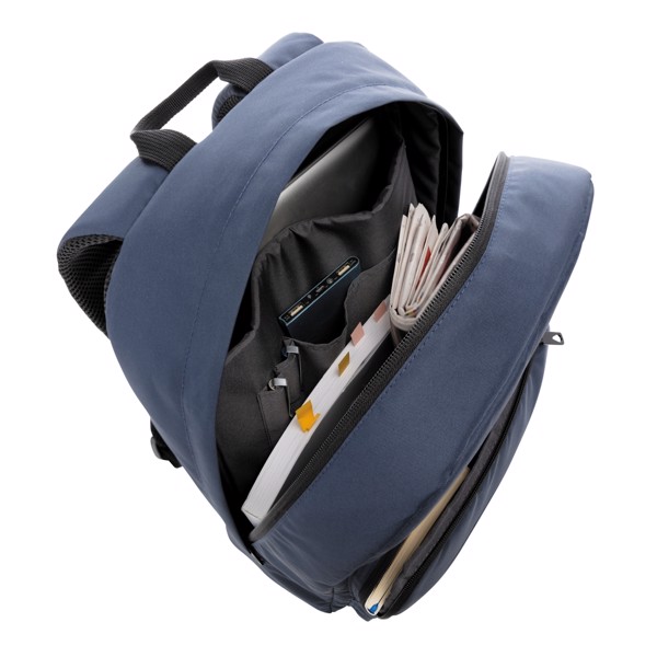 Sac à dos ordinateur 15,6" Impact en rPET AWARE™ - Bleu Marine