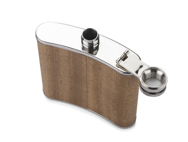 Hip flask RIDLEY 200 ml - brown