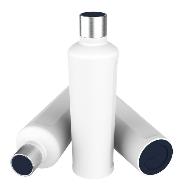 mySTEELONE - Bouteille: blanc, Couvercle: PNBE, Fond: BNBE