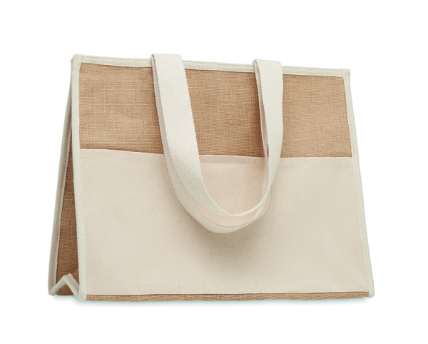 Sac shopping en toile et jute Campo De Geli