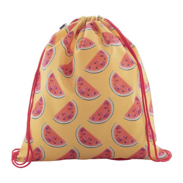 Sac piscine CreaDraw RPET - Rouge / Blanc