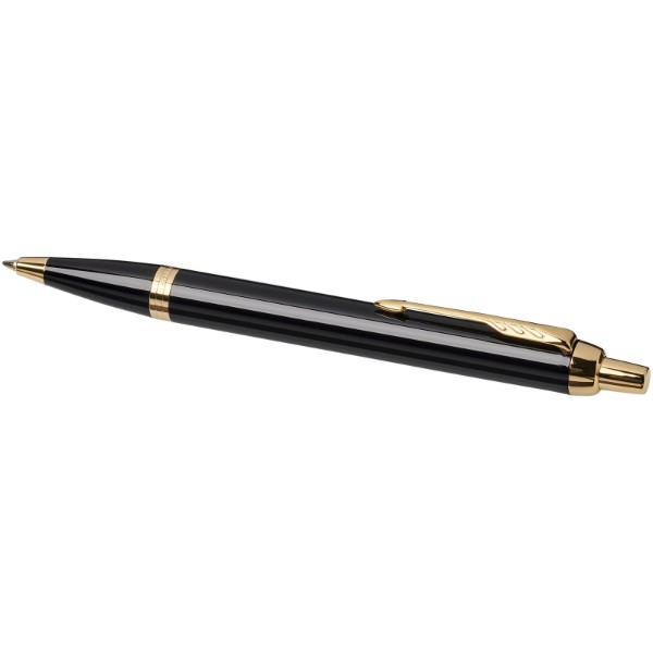 Parker IM Kugelschreiber (blaue Mine) - schwarz / gold