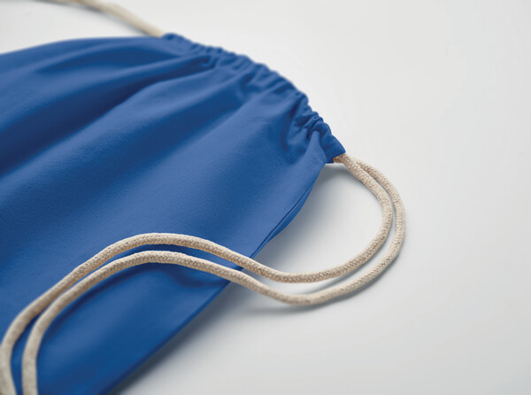 Sac à cordon Fairtrade 180gr Osole Draw Colour - Bleu Royal