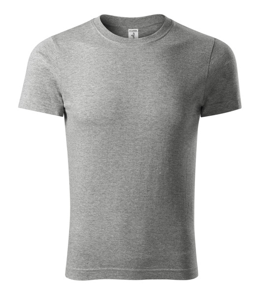 Tričko Unisex Piccolio® Paint - Tmavě Šedý Melír / 4XL