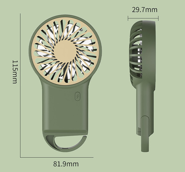 Přenosný větráček do ruky - WHITE