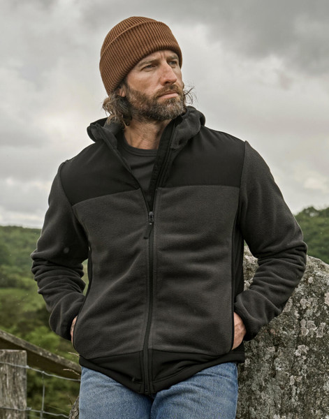 Mountain Hooded Fleece - Asphalt / Black / M