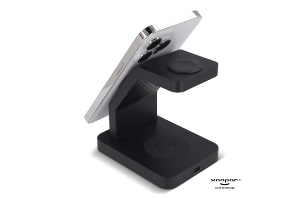 2708 | Xoopar Icon 3 in 1 Magnetic Wireless charger