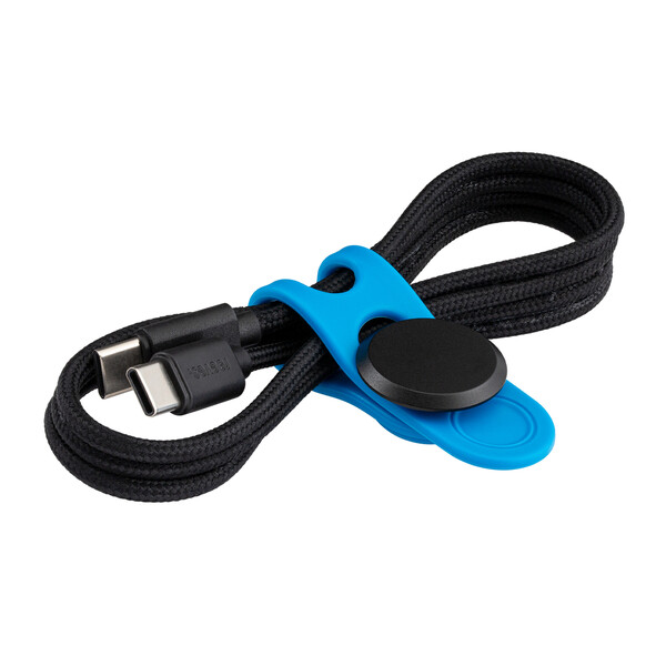 Câble USB-C avec Attache-Câble CONVERTICS TIE - cyan