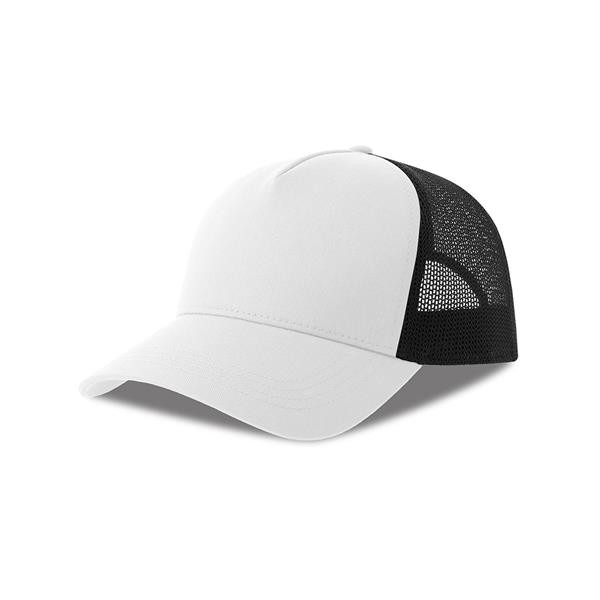 Boné Rapper Cotton-S - Branco / Preto 