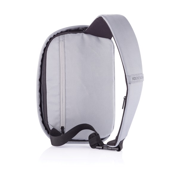 Xd Design Bobby sling,rPET,USB port - Grey / Blue