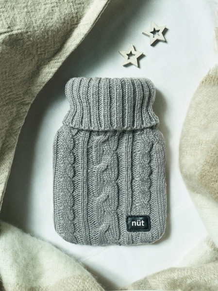 Hot water bottle 400ml Toasty - Grey