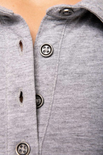 Ladies' Long Sleeve Jersey Polo Shirt - Black / M