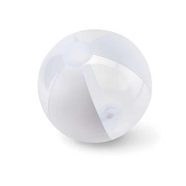 Inflatable beach ball Aquatime - White