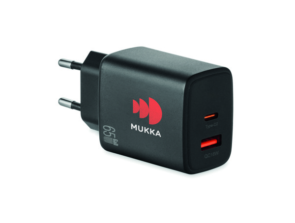 EU 2-pole wall adapter/charger Exten