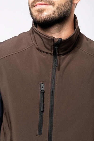 Men's Softshell Bodywarmer - White / 2XL