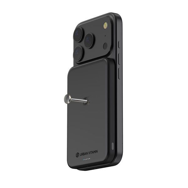 Powerbanka Qi2.2 25W Urban Vitamin Pomona 5000mAh - Černá