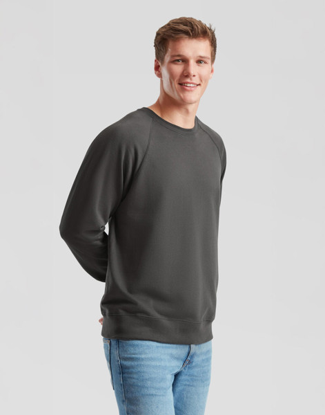 Lightweight Raglan Sweat - White / XL
