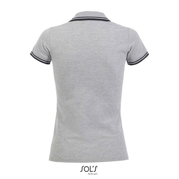 PASADENA pólo mulher 200g Pasadena Women - Grey Melange / French NavyL