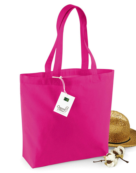 Organic Cotton Shopper - White / ONE SIZE