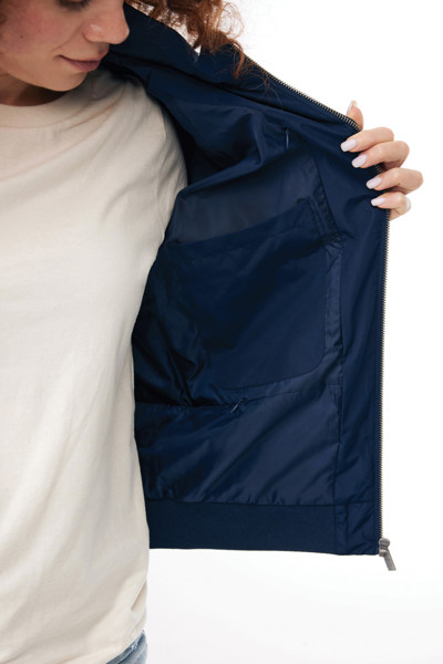 Veste urbaine en polyester recyclé IQONIQ Odin - Bleu Marine / M