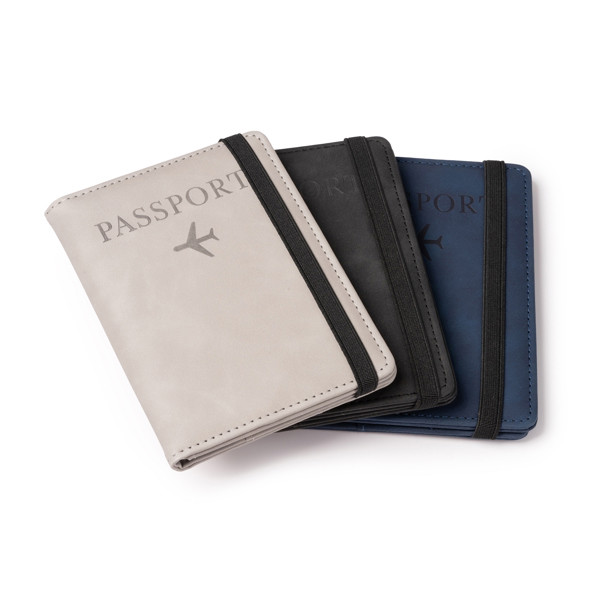 Funda Pasaporte Mundi  - GRIS