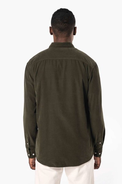 MEN'S LONG-SLEEVED CORDUROY SHIRT