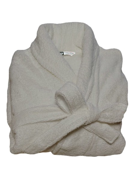 Bathrobe Terry - Ivory / S/M