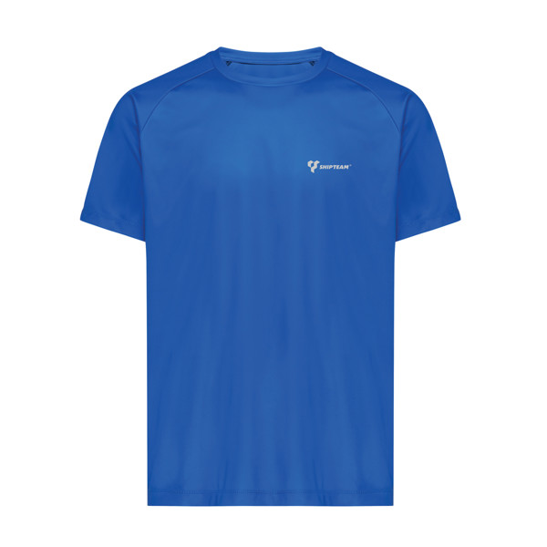Iqoniq Tikal recycled polyester quick dry sport t-shirt - Royal Blue / M