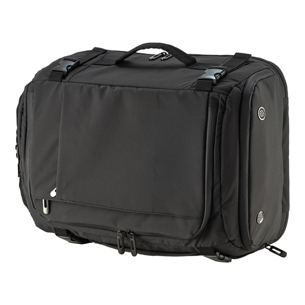 Cabin Size Travel Backpack / Suitcase With Laptop Holder (15) In Polyester - Black