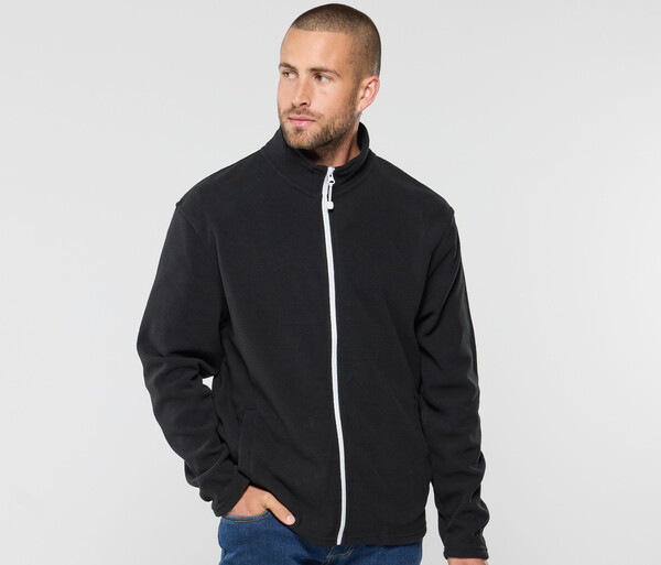Veste micropolaire homme - GREY / 4XL