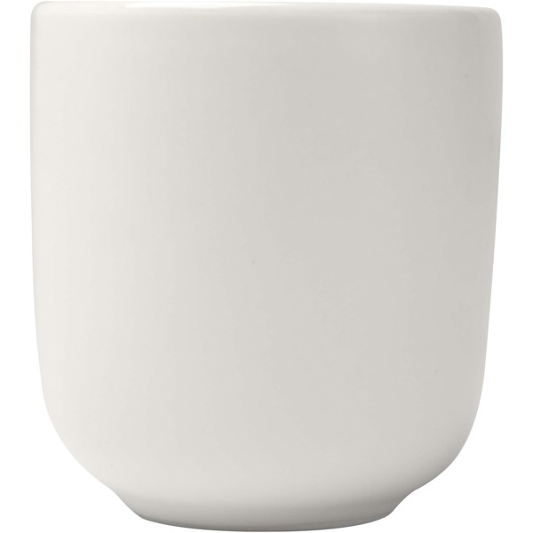 Male 90 ml Keramik Espressotassen – 2er Set - weiss