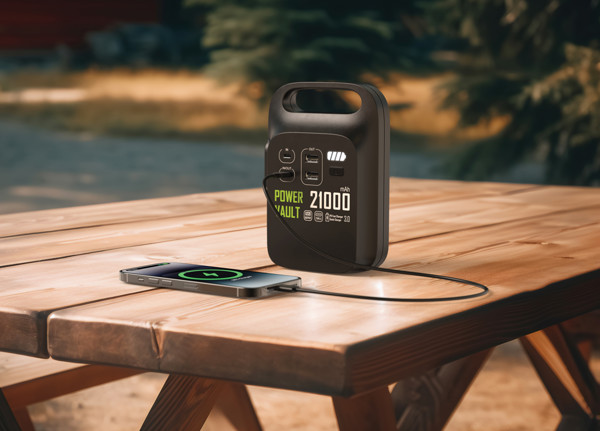 Power Vault 21.000mAh tragbare Powerstation aus RCS rPlastik