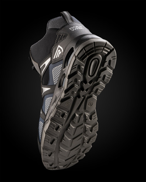 Sapatos De Trabalho Giskan - PRETO/AZUL MARINHO / 36