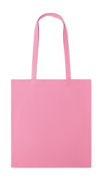 Shopper in cotone 140gr Cottonel Colour + - Rosa Baby