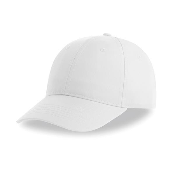 Boné Recy Six, 100% Poliéster Reciclado - Branco