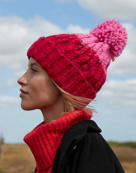 Apres Beanie - Classic Red / True Pink / ONE SIZE