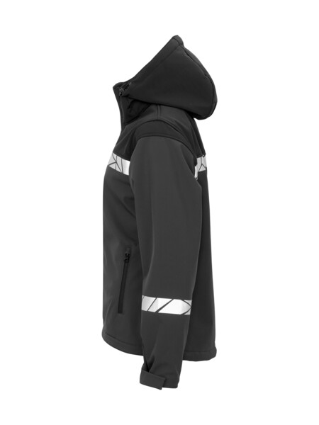 7417 SOFTSHELL JACKET LADY PGL Grey/Black 3XL