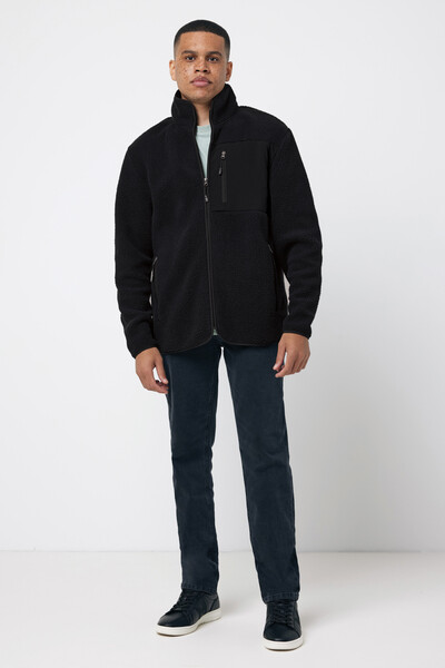 IQONIQ Diran recycled polyester pile fleece jacket - Black / XXS
