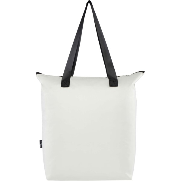 EcoFold RPET foldable tote cooler bag 15L - Sandstone