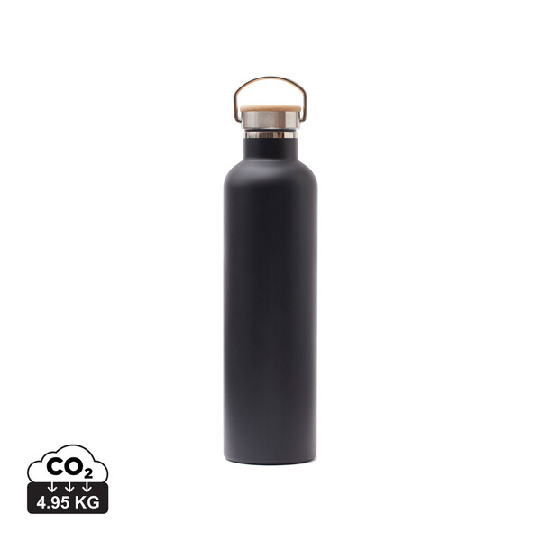Vinga Miles termo steklenička 1000 ml, jeklo 18/8 - Črna