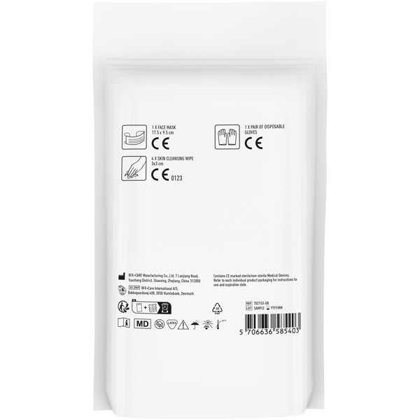 Kit de protection MyKit en pochette papier - Blanc