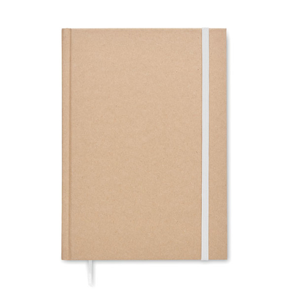 Musa A5 notebook, recycled paper, 200 pages - White