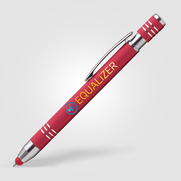 Morrison Softy Stylus Pen - Red / 4 Color inkjet