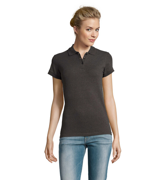 PERFECT POLO SENHORA 180g Perfect Women - Antracite MatizadoM