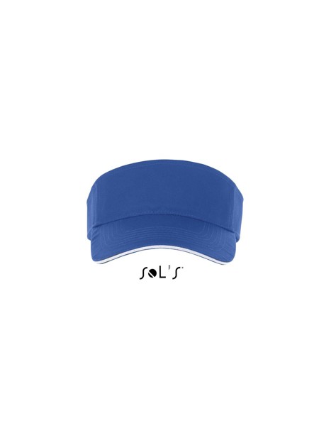 Sol's Ace - Unisex Visor - Royal Blue / White